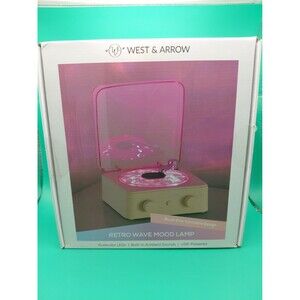 West and Arrow Multi Color Mood Lamp with Remote USB and Rechargeable Battery